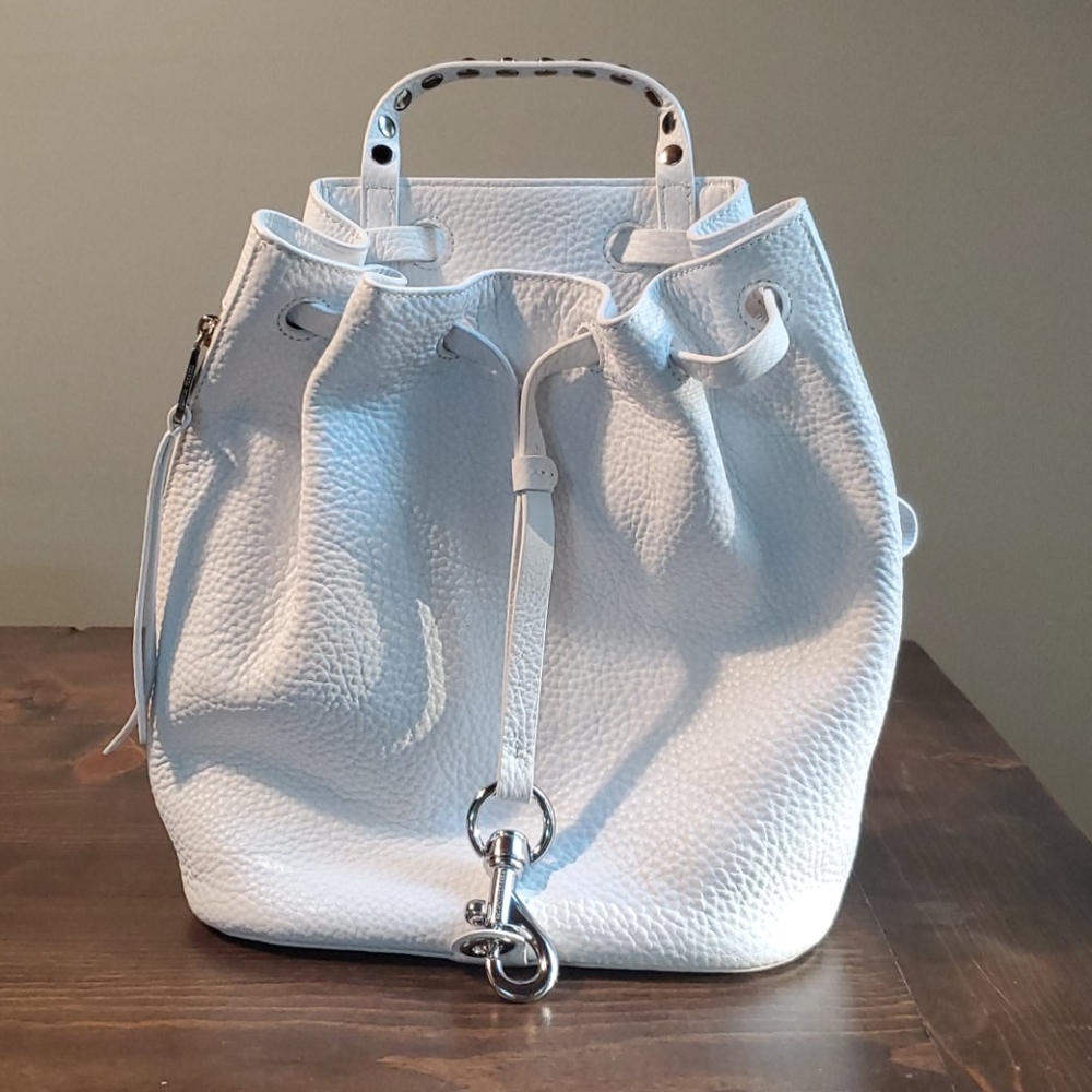 Rebecca Minkoff Blythe Drawstring Leather Backpack